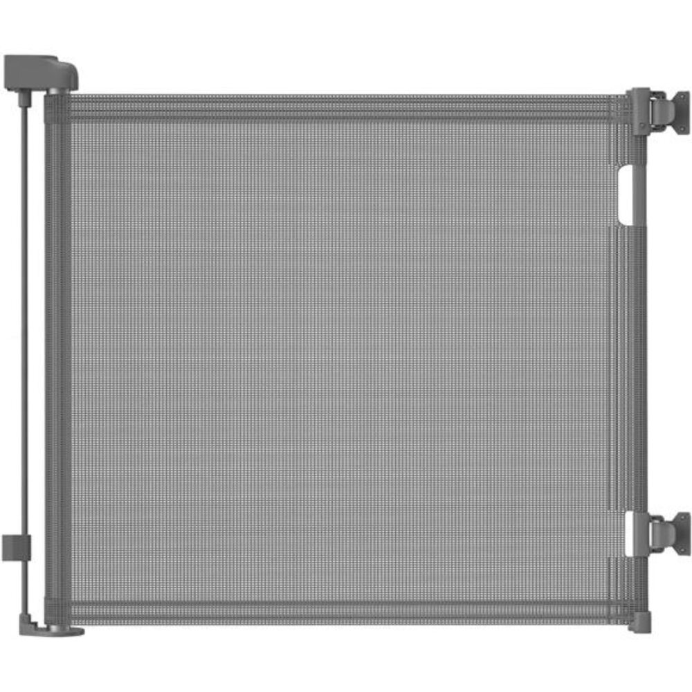 Retractable Baby Gate,Mesh Baby Gate or Mesh Dog Gate,33" Tall,Extends up to 55"